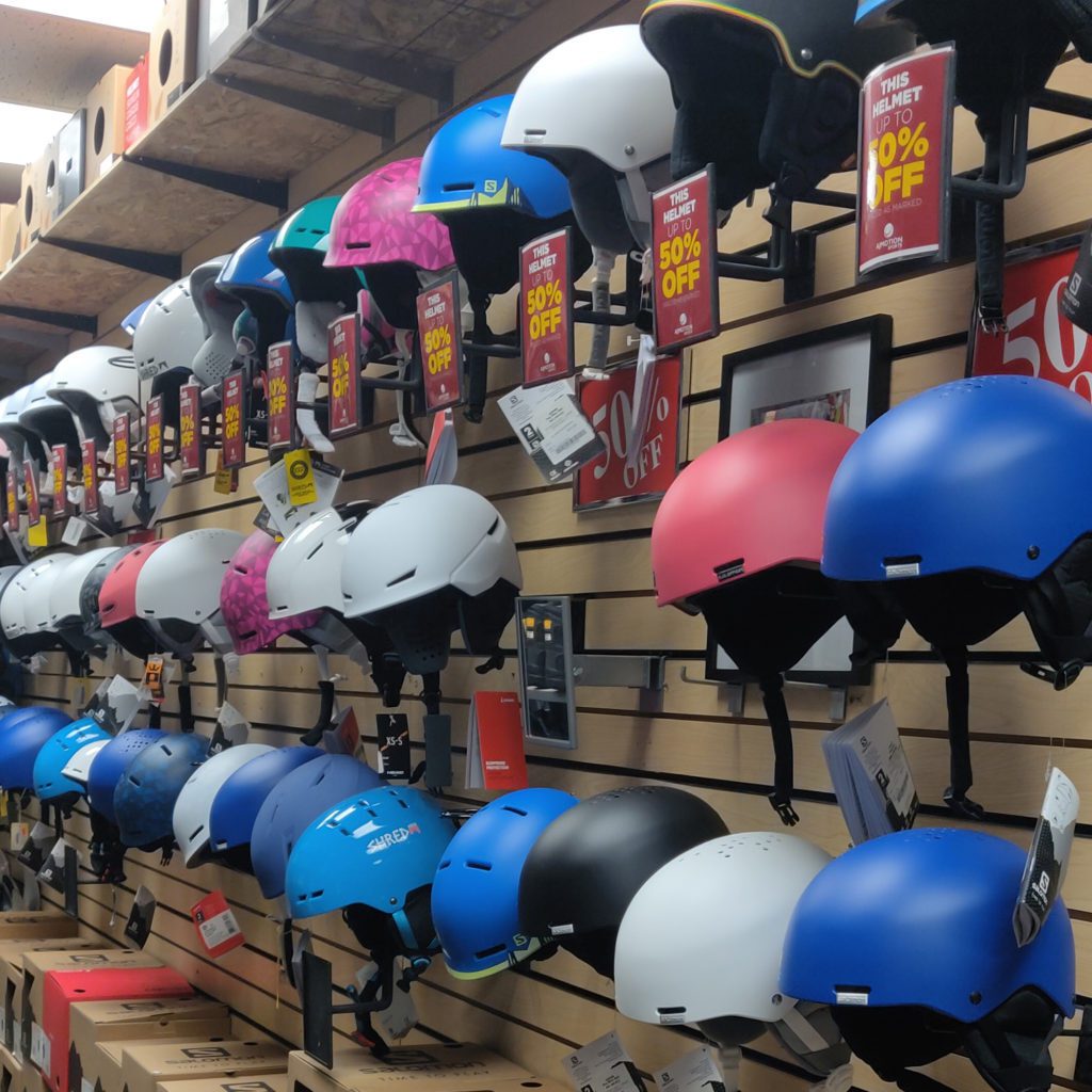 Helmets on sale