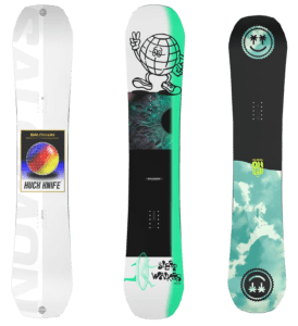 Adult and kids demo season rental snowboard packages